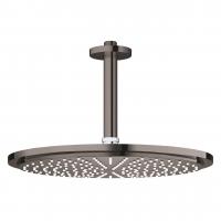 Верхний душ Grohe Rainshower Cosmopolitan 310 (потолочный кронштейн 142 мм, 1 режим струи) 26 067 A00 тёмный графит