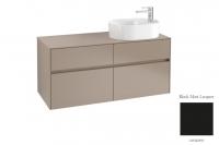 Тумба под раковину Villeroy & Boch Collaro 1200х500 мм C05900PD чёрный матовый