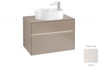 Тумба под раковину Villeroy & Boch Collaro 800х500 мм с подсветкой C053L0E8 белое дерево