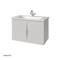 Тумба под раковину Caprigo Novara 80 750х468 мм (2 ящика) 35916 SF-027 бланж