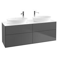 Тумба под раковину Villeroy & Boch Finion 1600х501 мм F96100GK матовый антрацит