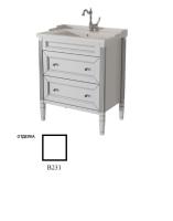 Тумба под раковину Caprigo Albion Promo 70 686х450 мм (2 ящика) 33317 В231 белый