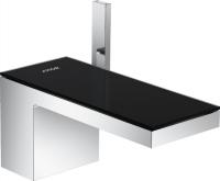 Смеситель для раковины Axor MyEdition 70 ComfortZone 47010600 хром/чёрное стекло