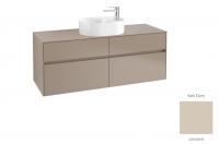 Тумба под раковину Villeroy & Boch Collaro 1400х500 мм C06100VK мягкий серый