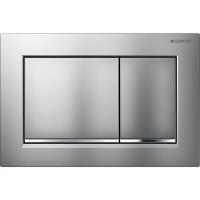 Клавиша смыва Geberit Omega30, 115.080.KN.1 хром матовый/хром/хром матовый