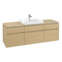 Тумба под раковину Villeroy & Boch Legato 1600х500 мм B68700VJ северный дуб