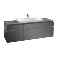 Тумба под раковину Villeroy & Boch Legato 1600х500 мм B70100FP серый глянцевый