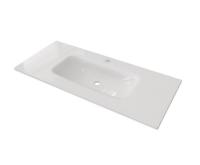 Раковина Caprigo Novara 105 стеклокерамика 1046х467 мм GC18R 34914 белый