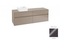 Тумба под раковину Villeroy & Boch Collaro 1600х500 мм C05000FP серый глянцевый