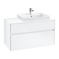 Тумба под раковину Villeroy & Boch Collaro 1000х500 мм C01800MS белый матовый