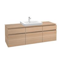Тумба под раковину Villeroy & Boch Legato 1600х500 мм B68700PN вяз импрессо