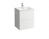 Раковина с тумбой Laufen Kartell 600х500 мм 8603336401041 белый матовый