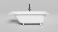 Ванна встраиваемая Salini Ornella S-Stone 170х75 см 102321M белый матовый