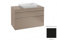 Тумба под раковину Villeroy & Boch Venticello 757х502 мм A94001PD лак чёрный матовый