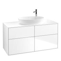 Тумба под раковину Villeroy & Boch Finion 1200х501 мм F91100GF белый глянцевый