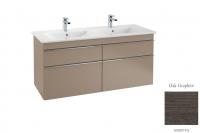Тумба под раковину Villeroy & Boch Venticello 1253х502 мм A93001FQ дуб графитовый