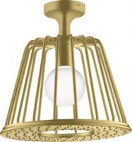 Верхний душ Axor LampShower/Nendo 275 1jet с потолочным подсоединением 26032950 шлифованная медь