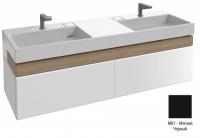 Тумба под раковину Jacob Delafon Terrace Premium 1500х480 мм EB1734RU-M61-M61 чёрный матовый