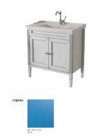 Тумба под раковину Caprigo Albion Promo 80 790х450 мм (2 двери) 33312 В036 голубой