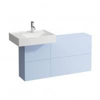 Тумба под раковину Laufen Kartell 1200х270 мм раковина слева 4082910336451 голубой
