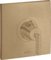 Термостат Axor Citterio HighFlow (внешняя часть) 39711140 шлифованная бронза