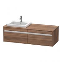 Тумба под раковину Duravit Ketho 1400х550 мм KT6797L7979 натуральный орех