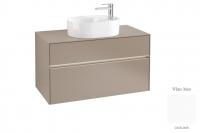 Тумба под раковину Villeroy & Boch Collaro 1000х500 мм с подсветкой C054L0MS белый матовый