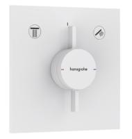 Смеситель Hansgrohe DuoTurn E (внешняя часть для 2 потребителей) 75417700 матовый белый