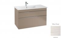 Тумба под раковину Villeroy & Boch Venticello L 953х502 мм A927 01 E8 белое дерево