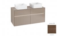 Тумба под раковину Villeroy & Boch Collaro 1200х500 мм с подсветкой C044L0VH аризонский дуб