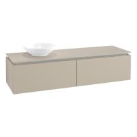 Тумба под раковину Villeroy & Boch Legato 1600х500 мм B67200VK мягкий серый