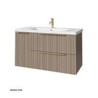 Тумба под раковину Caprigo Rain 100 976х446 мм (2 ящика, 1 дверь) 36515L SF-04 мокко
