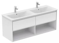 Тумба под раковину Ideal Standard Connect Air 1200x440 мм E0829B2 белый глянец/белый матовый
