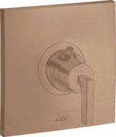 Термостат Axor Citterio HighFlow (внешняя часть) 39711310 шлифованное красное золото