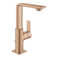 Смеситель для раковины Grohe Allure L-Size высокий поворотный излив, донный клапан 32 146 DL1 теплый закат матовый