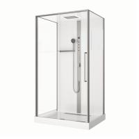 Душевая кабина B&W G8068N Galaxy 1150х900х2150 мм 8068N профиль брашированный никель, низкий поддон