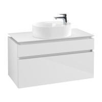Тумба под раковину Villeroy & Boch Legato 1000х500 мм B77200DH белый глянцевый