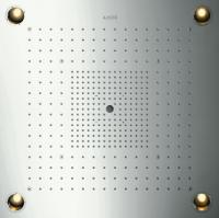 Верхний душ Axor ShowerHeaven 720 3jet с подсветкой 10627800 сталь