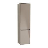 Пенал Villeroy & Boch Collaro 404х349х1538 мм петли слева C03300VG трюфель серый