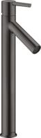 Смеситель для раковины Axor Starck 250 ComfortZone 10103340 хром чёрный шлифованный