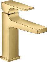 Смеситель для раковины Hansgrohe Metropol 110 ComfortZone донный клапан 32507990 золото полированное