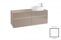 Тумба под раковину Villeroy & Boch Collaro 1400х500 мм с подсветкой C063L0MS белый матовый