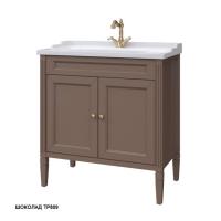 Тумба под раковину Caprigo Albion Concept 80 790х450 мм (2 двери) 34012 TP809 шоколад