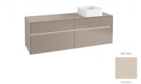Тумба под раковину Villeroy & Boch Collaro 1600х500 мм с подсветкой C051L0VK мягкий серый