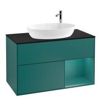 Тумба под раковину Villeroy & Boch Finion 1000х501 мм F902GSGS кедр/кедр