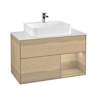 Тумба под раковину Villeroy & Boch Finion 1000х501 мм F371PCPC дуб/дуб