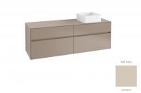 Тумба под раковину Villeroy & Boch Collaro 1600х500 мм C05100VK мягкий серый