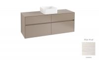 Тумба под раковину Villeroy & Boch Collaro 1400х500 мм C04500E8 белое дерево