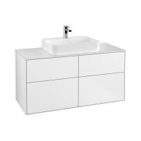 Тумба под раковину Villeroy & Boch Finion 1200х501 мм F38100MT белый матовый