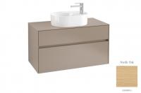 Тумба под раковину Villeroy & Boch Collaro 1000х500 мм C05400VJ северный дуб